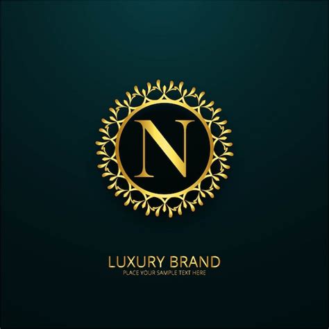 Luxury letter n logo | Free Vector