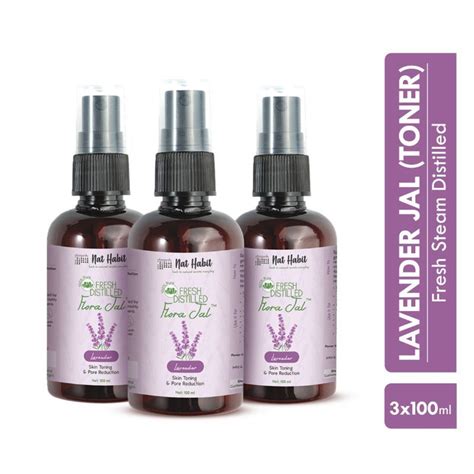 Buy Nat Habit 100% Pure Lavender Jal - Toner & Face Mist for Pore ...
