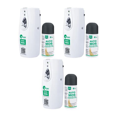 HiCare AutoMos Machine + 1 Refill – Starter Pack - 90 Days (Pack Of 3 ...