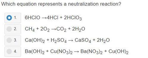 Image result for Neutralization Reaction Word Equation