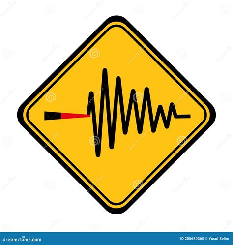 Earthquake Background. Seismogram for Seismic Measurement. Stock Illustration - Illustration of ...