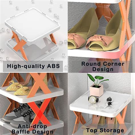 9054 6 Layer Shoe Rack Design Lightweight Adjustable — Deodap