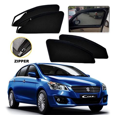 DS ENTERPRISE Car Window Magnetic/Zipper Sun Shade/Curtain for Maruti ...