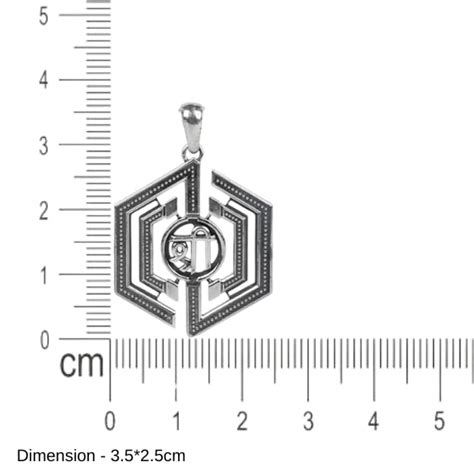 Lakshmi Mata Shri Yantra Silver Pendant and Necklace for Men and Women ...