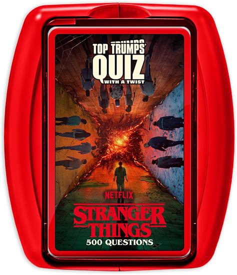 Top Trumps Stranger Things Quiz Game Travel Classic Guessing Game for 2 ...
