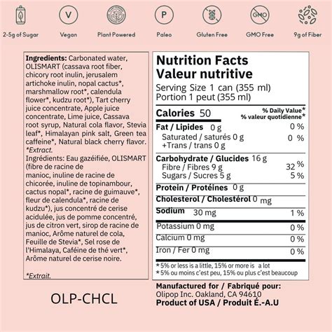 OLIPOP Low Sugar Prebiotic Sparkling Tonic Cherry Cola at NaturaMarket