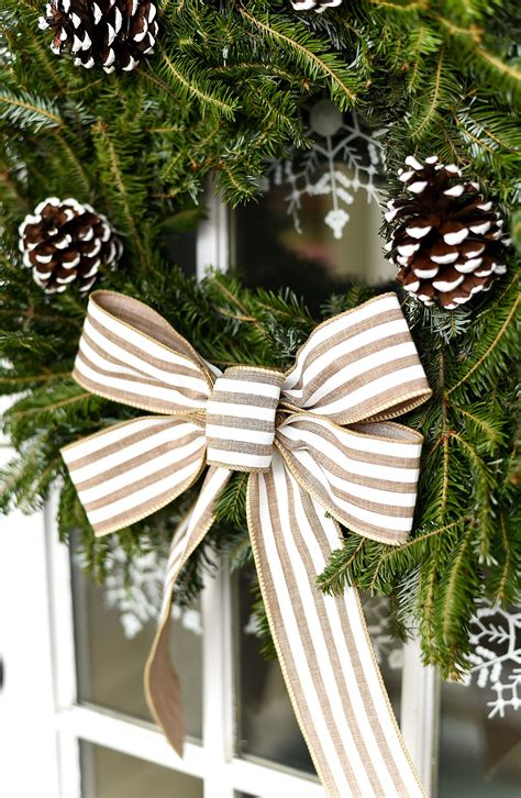 How To Make a Bow - It All Started With Paint | Diy wreath bow ...