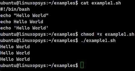 Bash Script Example 的图像结果