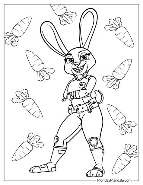 20 Zootopia Coloring Pages (Free PDF Printables)