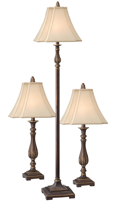 Medallion Lighting Westbrook 3 Piece Floor and Table Lamp Set & Reviews ...