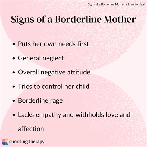 12 Signs of a Borderline Mother