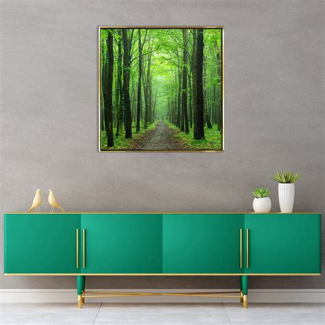 Enhance Your Living Space with Green Forest Vastu Canvas Paintings ...