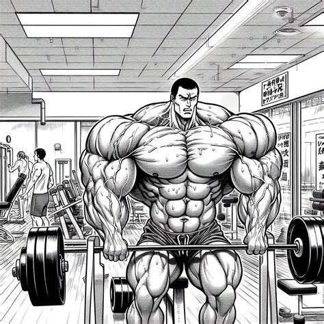 AI and Muscles on Tumblr: Just another day at Manga Muscle Gym