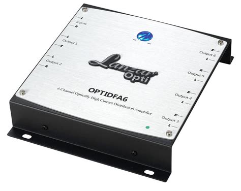 Lanzar OPTIDFA6 6-Channel RCA Optically High Current Distribution ...