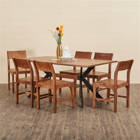 Buy Nico Set of 2 Sheesham Wood Dining Chairs - Brown from Home Centre ...