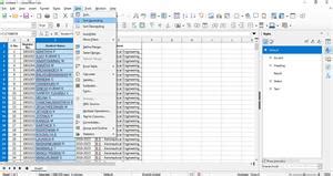 Sorting in LibreOffice Calc — lesson. Science State Board, Class 8.