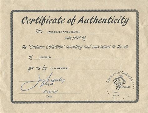 Lot Detail - "Seinfeld" Faux Silver Apple Brooch Worn in the TV Series ...