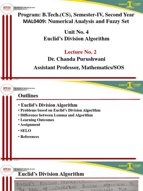 Image result for Euclid's Division Algorithm