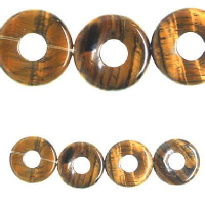 Tiger Eye Loop Beads, 30mm by Bead Landing™ | Michaels