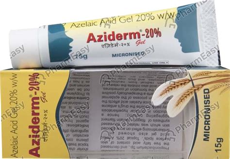 Aziderm 20 %W/W Gel (15): Uses, Side Effects, Price & Dosage | PharmEasy