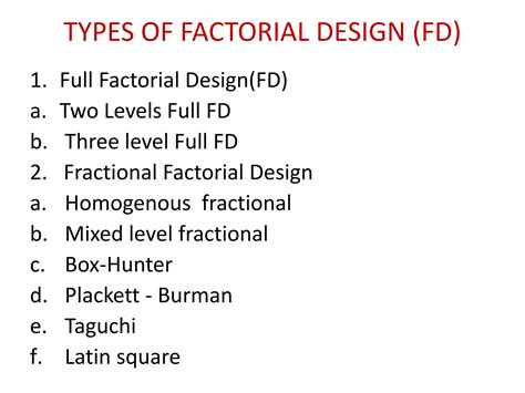 Image result for Fractional Factorial Design Example