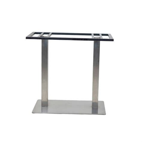 Double Pillar Restaurant Table Base for 4 Seater – Gharnish