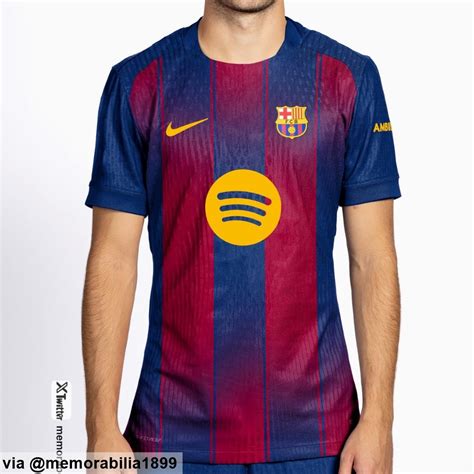 FC Barcelona 25-26 Home, Away & Third Kits Leaked - Footy Headlines