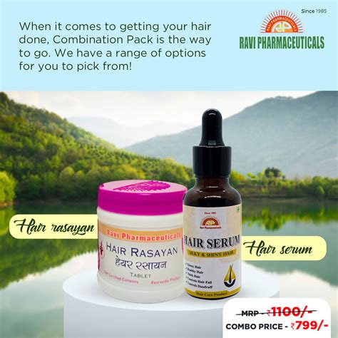 Hair Rasayan & Hair Serum Combo Pack – RaviPharmaceutical