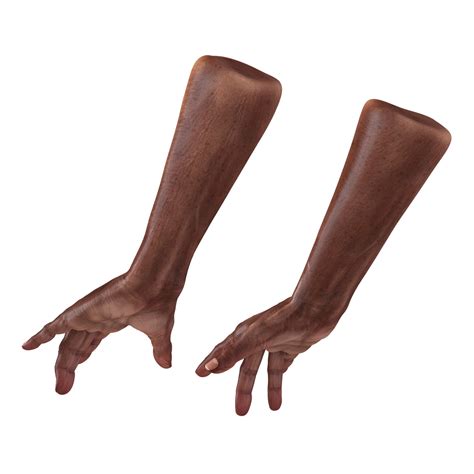 3D model Old African Man Hands 2 Pose 3 | 3D Molier International
