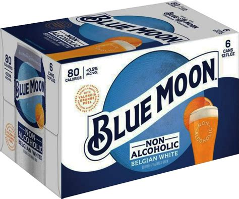 Blue Moon Non-Alcoholic 6pk Cans - www.goodtipsy.com