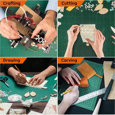 Flexible Cutting Mat, Self-Healing, 5 Layered, Marked with Pattern and