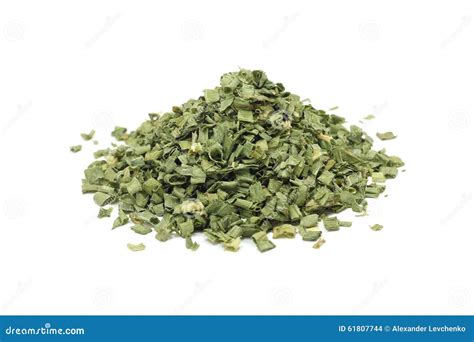 Dried green onions stock photo. Image of spices, agriculture - 61807744