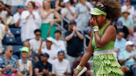 Naomi Osaka breaks down in tears after 1st win in US Open since 2021 ...
