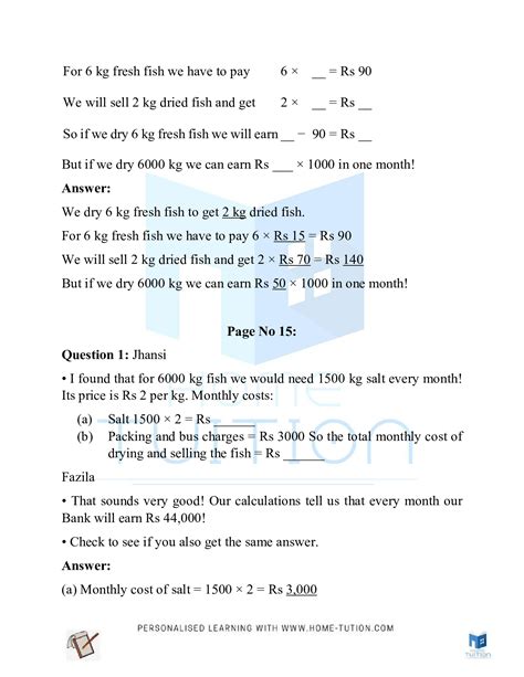 Image result for Class 5th CBSE Math the Fish Tale Chapter 1