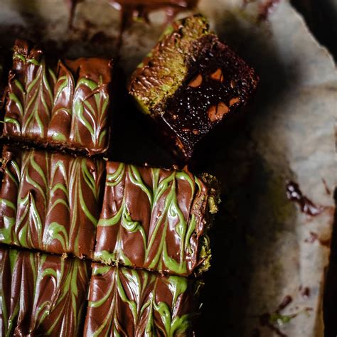 Viral Dubai Pistachio Chocolate Brownies - Tiffin And Tea