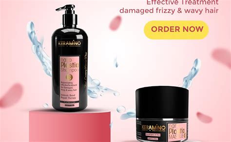 Buy KERAMINO ELEMENT PROFESSIONAL | Nanoplastia Shampoo & Mask 500ml ...