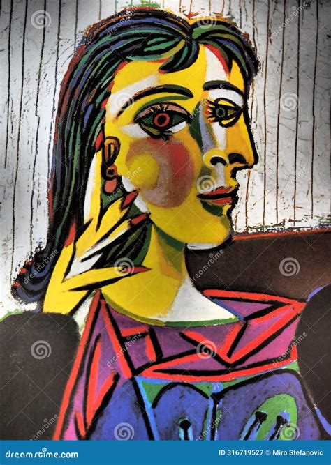 Portrait of Dora Maar is an Oil Painting on Canvas from 1937 by Pablo ...