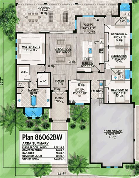 house plans 1 story