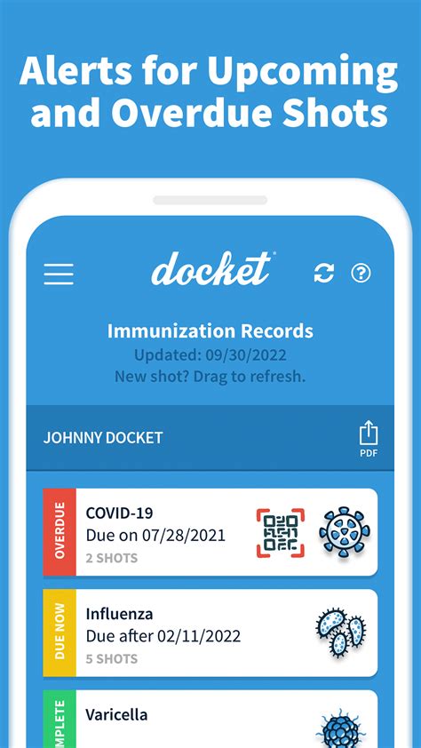 Docket Immunization Record Update 的图像结果