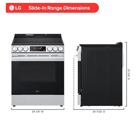 LG 30-in Glass Top 5 burners 6.3-cu ft Air Fry Convection Oven ...