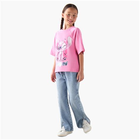 Buy Juniors Angel Foil Print Boxy Fit T-shirt from Juniors at just INR ...