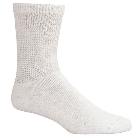 Dr. Scholl's Women's Diabetic & Circulatory Crew Sock - White