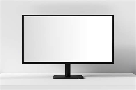 Computer monitor screen mockup | Premium AI-generated image