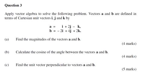 Image result for Vector Algebra Example Problem