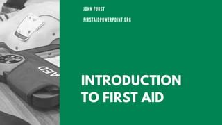 First Aid Introduction 的图像结果