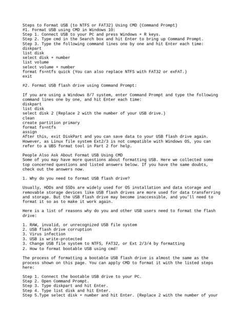 Image result for Windows Formatting Command