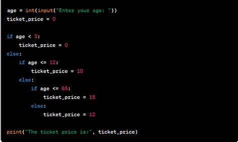 Image result for Programs Based On Nested IF Program in Python