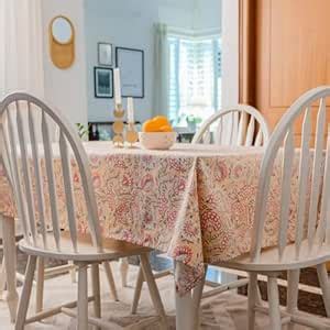 Buy THE YARD HOUSE Wipeable & Anti-Slip Hand Block Printed Cotton Table ...