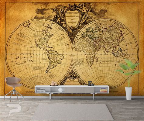 Image result for World Map Mural