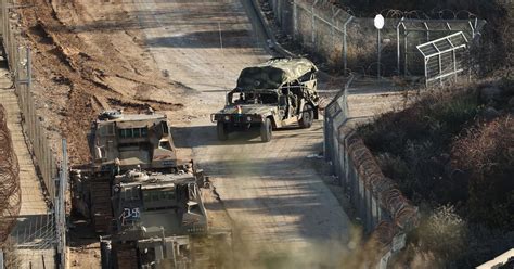 Israel moves tanks into Golan Heights demilitarised zone and strikes ...